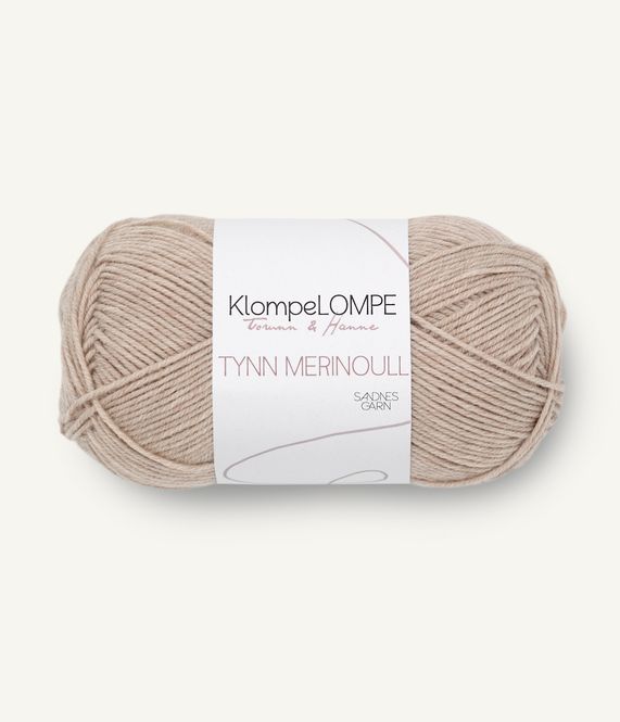 Hovedbilde UT KlompeLOMPE Tynn Merinoull 2650 Beigemelert